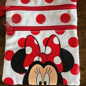 Disney Minnie Mouse Zippered Crossbody Bag